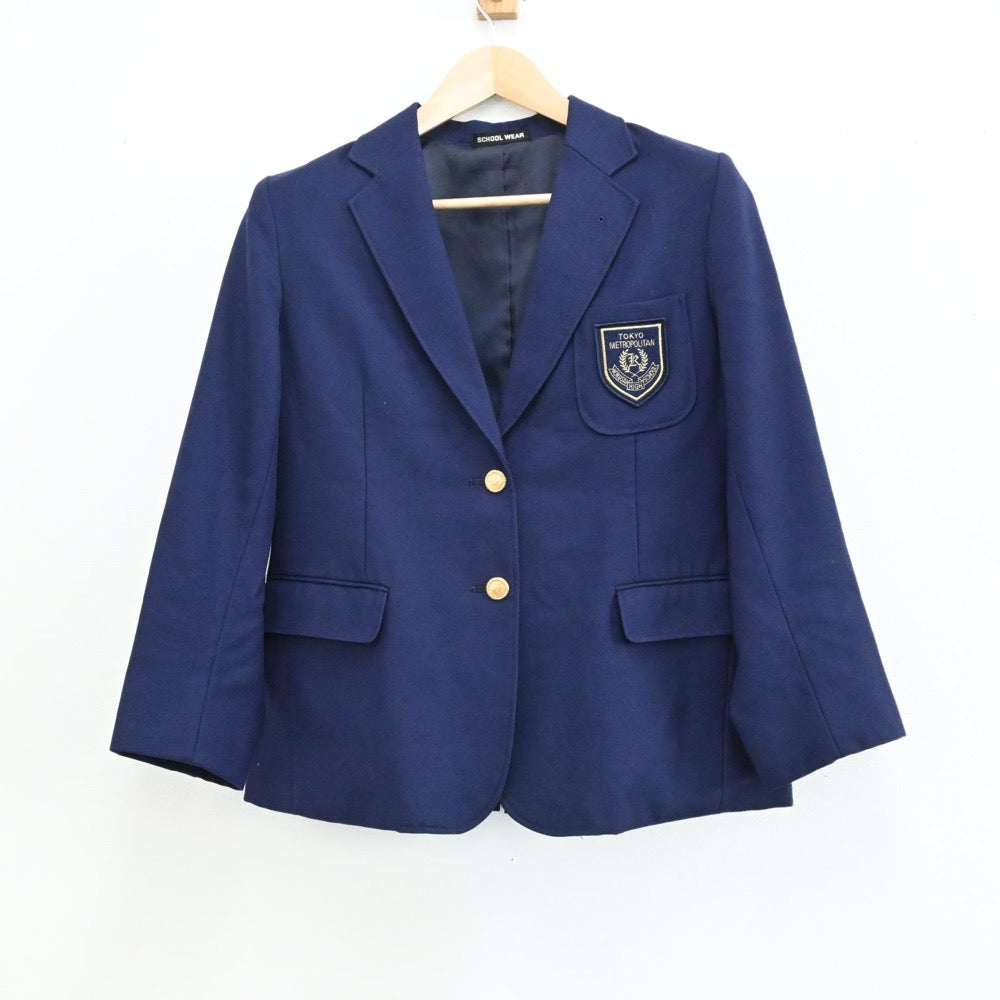 【中古】東京都 東京都立国際高等学校 女子制服 5点（ブレザー・スカート）sf005113