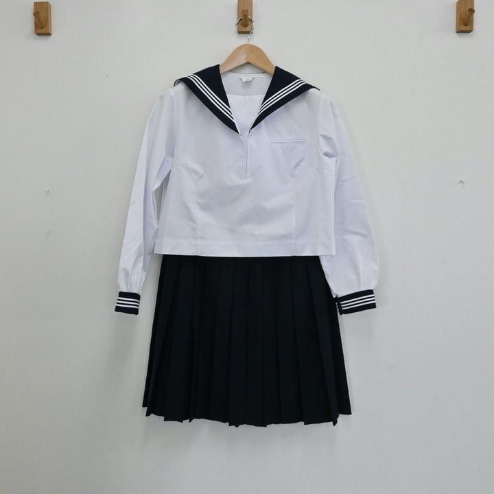 中古制服】埼玉県 埼玉県立松山女子高等学校 女子制服 4点（セーラー服・スカート）sf005219【リサイクル学生服】 | 中古制服通販パレイド