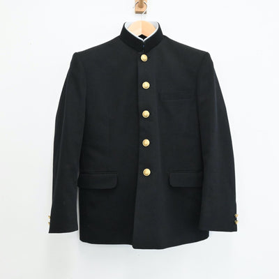 【中古】広島県 広島大学附属中学校 男子制服 2点（学ラン・ズボン）sf005225