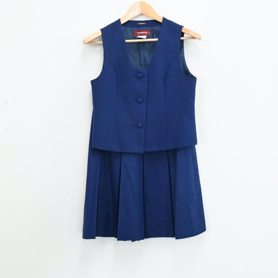 【中古】茨城県 茨城県立水戸商業高等学校 女子制服 3点（ブレザー・ベスト・スカート）sf005226