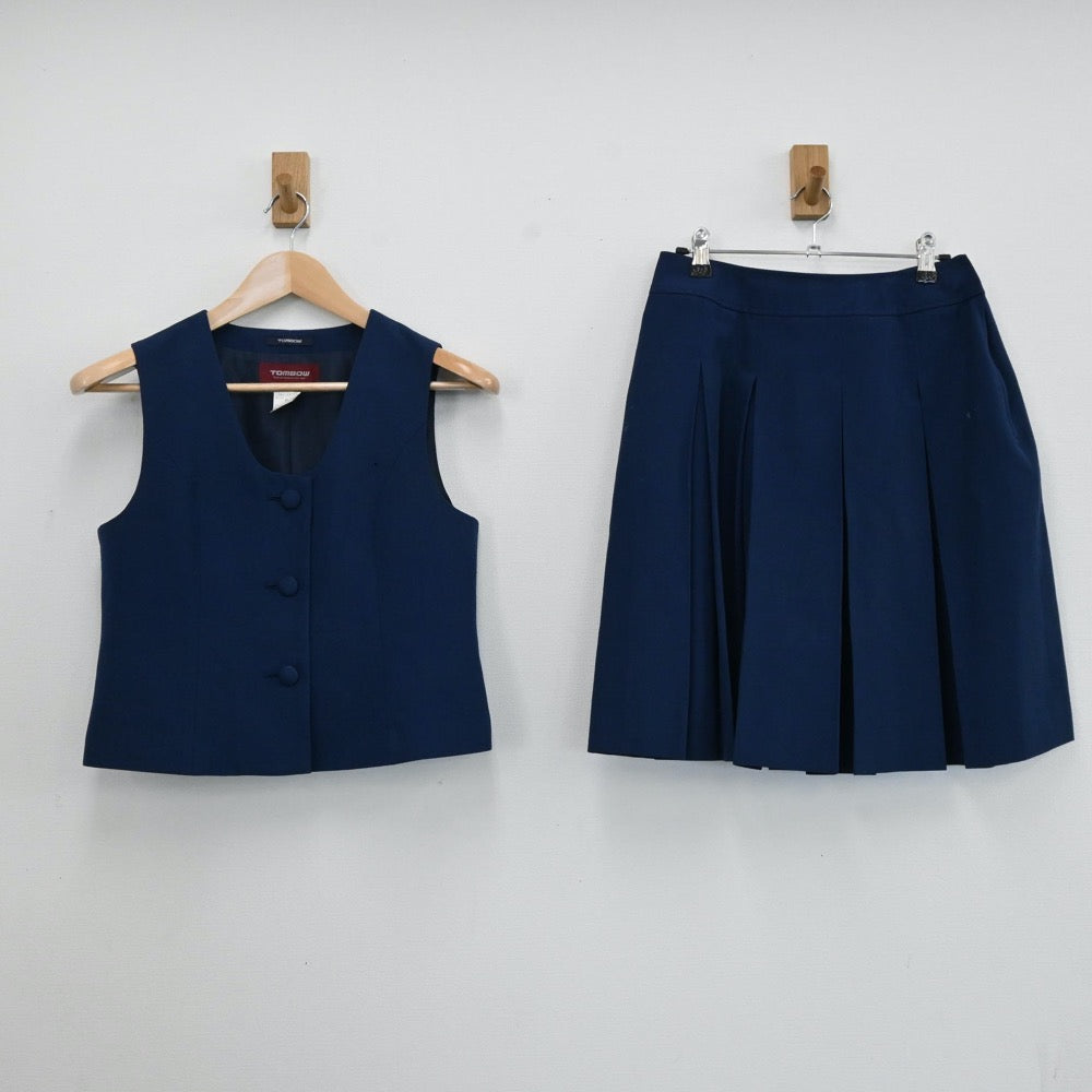 中古制服】茨城県 茨城県立水戸商業高等学校 女子制服 2点（ベスト・スカート）sf005227【リサイクル学生服】 | 中古制服通販パレイド