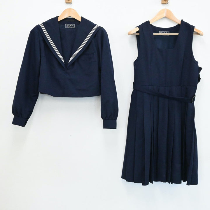 【中古制服】福岡県 片江中学校 女子制服 3点（セーラー服・ジャンパースカート）sf005229【リサイクル学生服】 | 中古制服通販パレイド