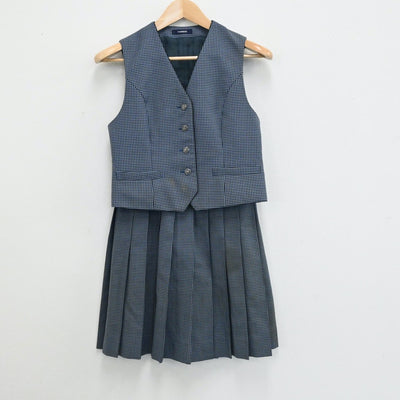 【中古】愛知県 東邦高等学校 女子制服 6点（ブレザー・ベスト・シャツ・スカート）sf005246