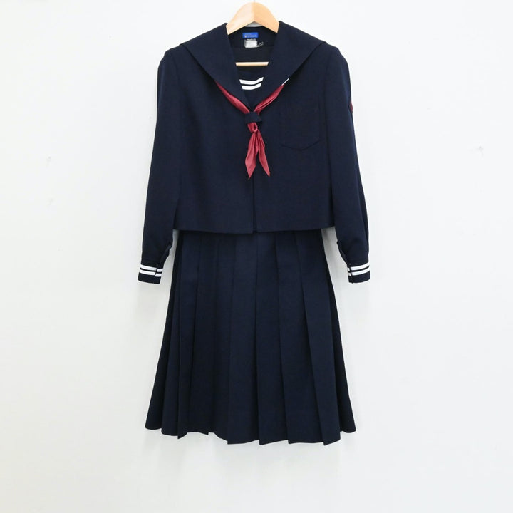 【中古制服】山梨県 白根御勅使中学校 女子制服 3点（セーラー服・スカート）sf005256【リサイクル学生服】 | 中古制服通販パレイド