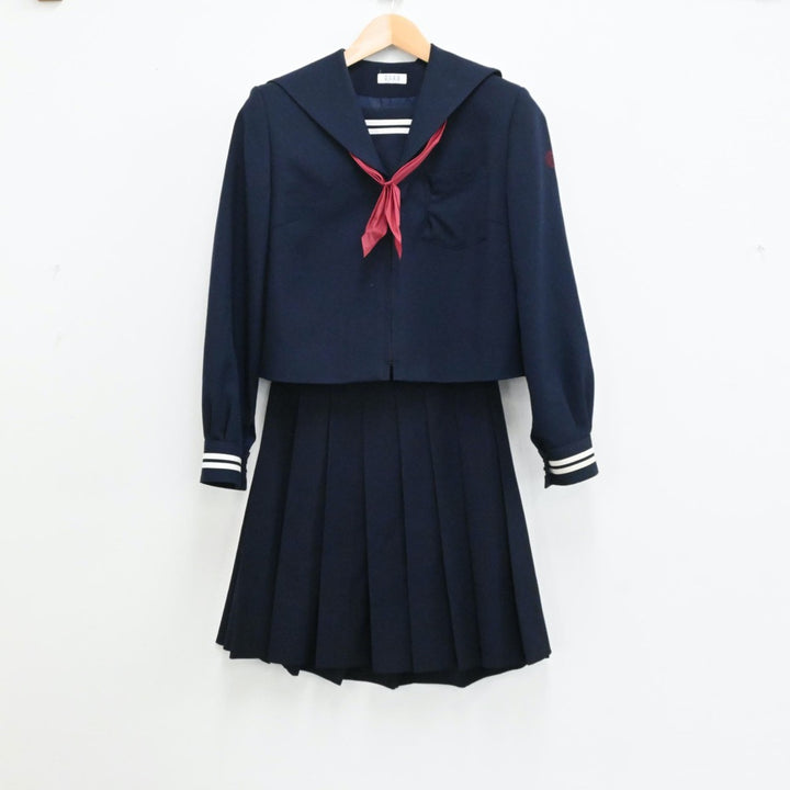 中古制服】山梨県 白根御勅使中学校 女子制服 3点（セーラー服・セーラー服・スカート）sf005257【リサイクル学生服】 | 中古制服通販パレイド