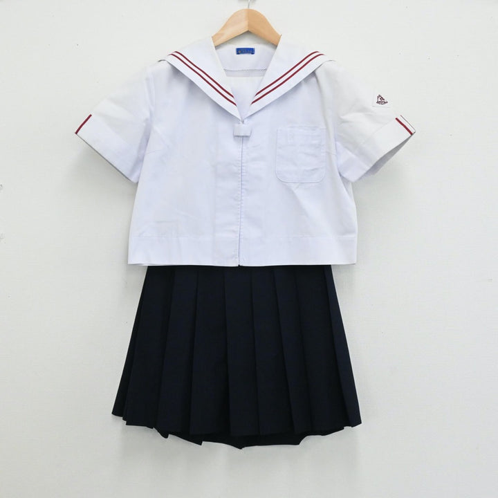 【中古制服】山梨県 白根御勅使中学校 女子制服 3点（セーラー服・セーラー服・スカート）sf005257【リサイクル学生服】 | 中古制服通販パレイド