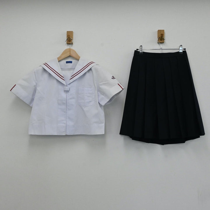 【中古制服】山梨県 白根御勅使中学校 女子制服 3点（セーラー服・セーラー服・スカート）sf005257【リサイクル学生服】 | 中古制服通販パレイド