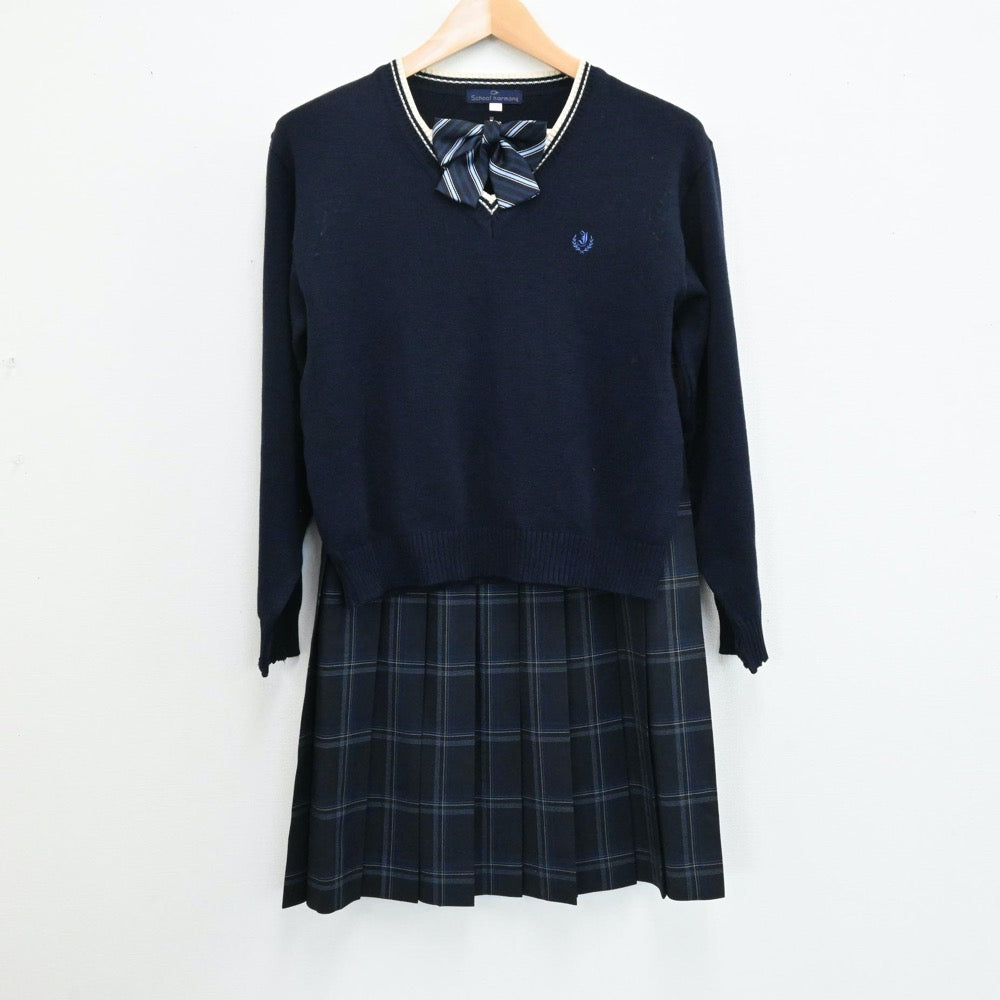 中古制服】兵庫県 兵庫県伊丹市立伊丹高等学校 女子制服 4点（ブレザー・ニット・スカート）sf005291【リサイクル学生服】 | 中古制服通販パレイド