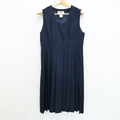 【中古】北海道 札幌市立向陵中学校 女子制服 2点（セーラー服・ジャンパースカート）sf005299