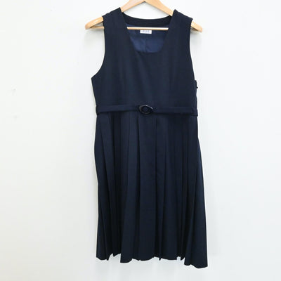 【中古】北海道 札幌市立向陵中学校 女子制服 1点（ジャンパースカート）sf005300