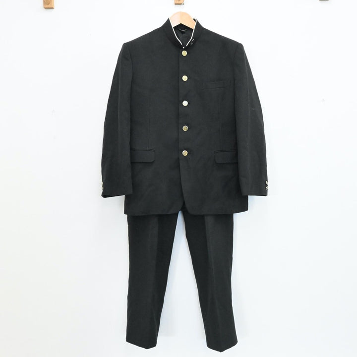 中古制服】長崎県 長崎瓊浦高校 男子制服 5点（学ラン・シャツ・ズボン
