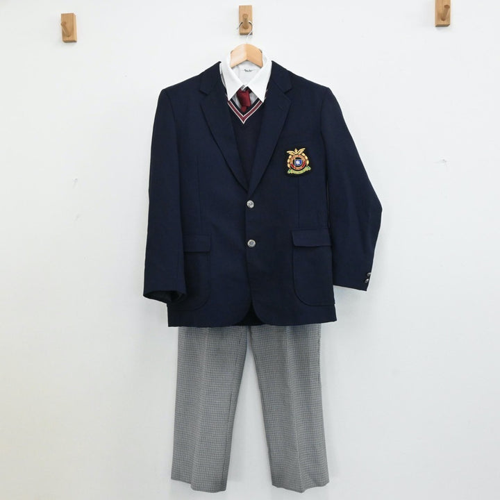 中古制服】茨城県 水城高等学校 男子制服 6点（ブレザー・ニット・シャツ・ズボン）sf005349【リサイクル学生服】 | 中古制服通販パレイド