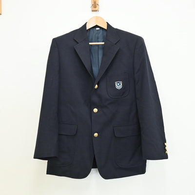 【中古】神奈川県 神奈川県立金沢総合高校 男子制服 2点（ブレザー・ズボン）sf005361