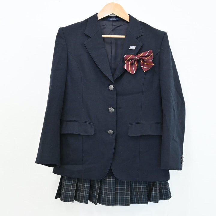 as793】東京都立江戸川高校 女子用学生服 制服 ブレザー+夏服