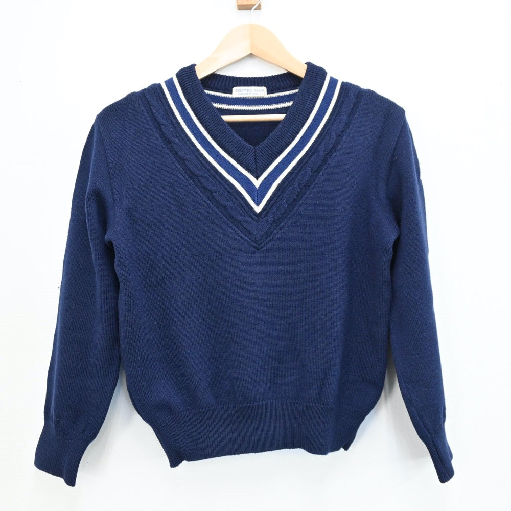 【中古】東京都 東京都立芝商業高等学校 男子制服 3点（学ラン・ニット・ズボン）sf005378