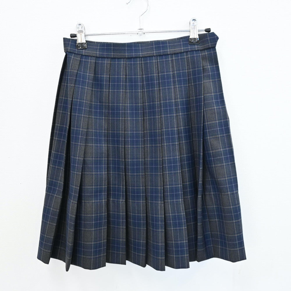 【中古】福島県 郡山市立緑ヶ丘中学校 女子制服 5点（ブレザー・ベスト・スカート）sf005382