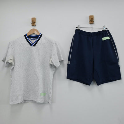 【中古】愛知県 誉高等学校 女子制服 2点（体操服 上・体操服 下）sf005394