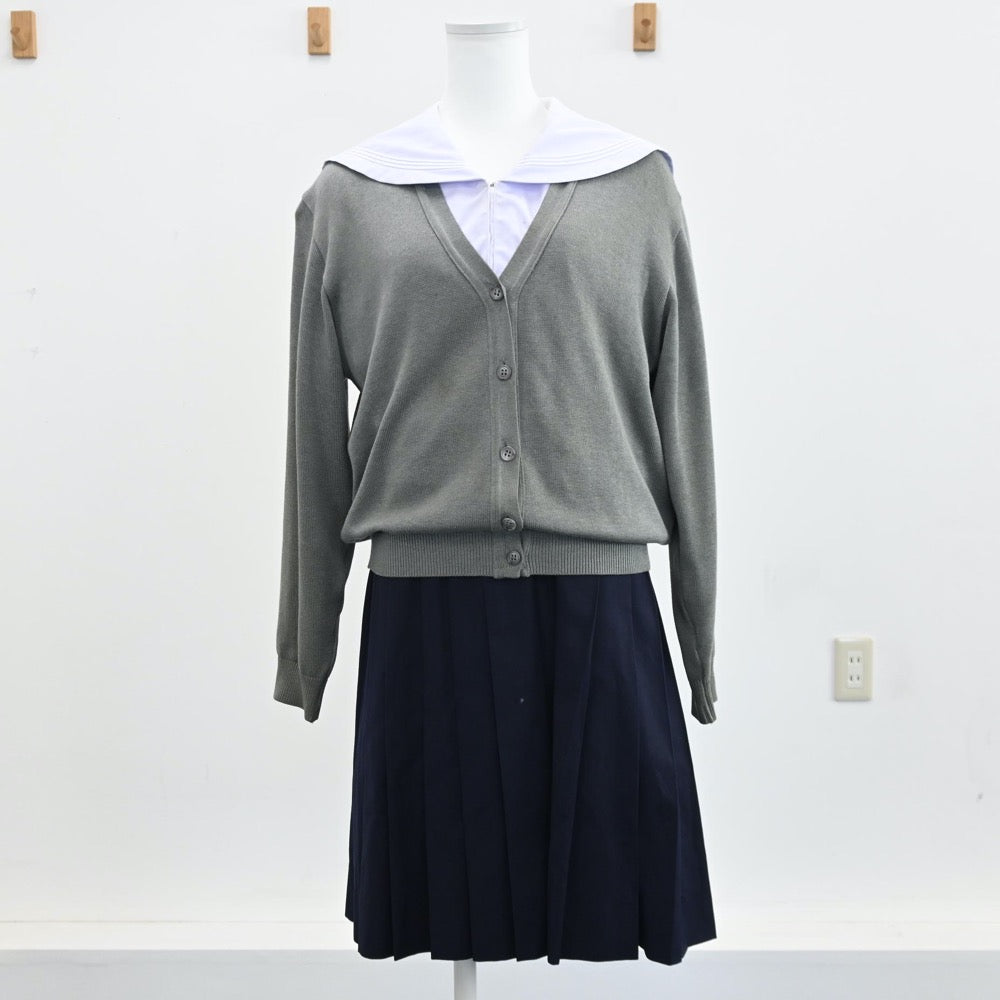 中古制服】大阪府 大阪府樟蔭高等学校 女子制服 3点（ニット