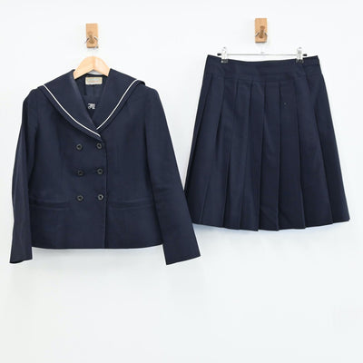 【中古】東京都 板橋有徳高等学校 女子制服 2点（ブレザー・スカート）sf005427