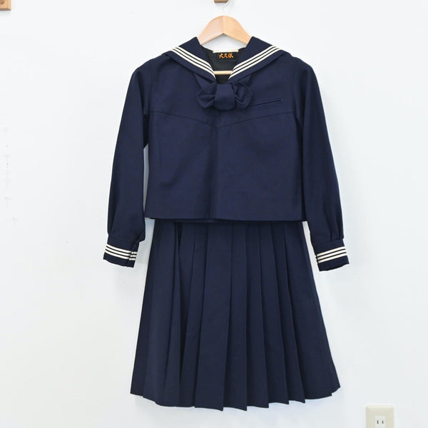 【中古】東京都 大妻多摩中学高等学校 女子制服 8点（セーラー服・ニット・シャツ・スカート）sf005450