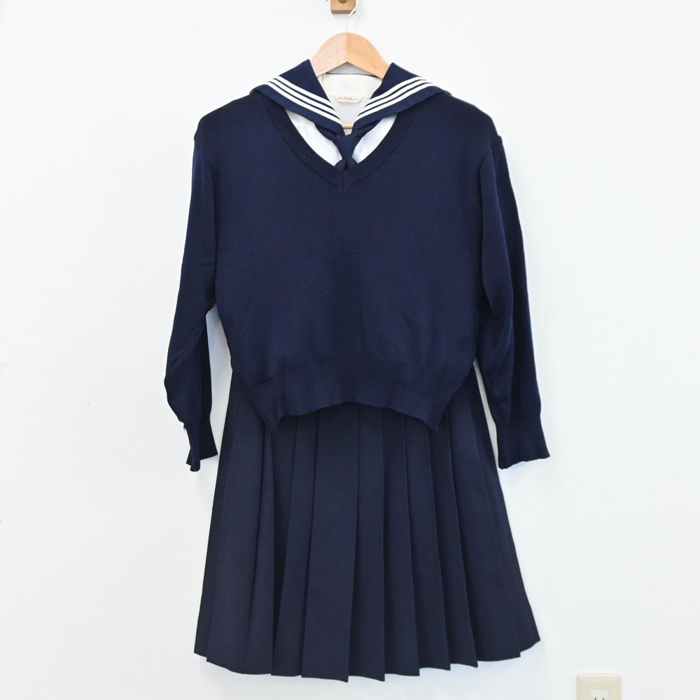 中古制服】東京都 大妻多摩中学高等学校 女子制服 8点（セーラー服・ニット・シャツ・スカート）sf005450【リサイクル学生服】 | 中古制服 通販パレイド