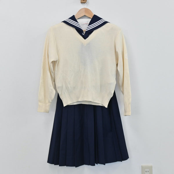 【中古制服】東京都 大妻多摩中学高等学校 女子制服 6点（セーラー服・ニット・スカート）sf005452【リサイクル学生服】 | 中古制服通販パレイド