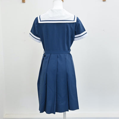 【中古】熊本県 熊本学園大学付属高等学校 女子制服 2点（ワンピース）sf005470