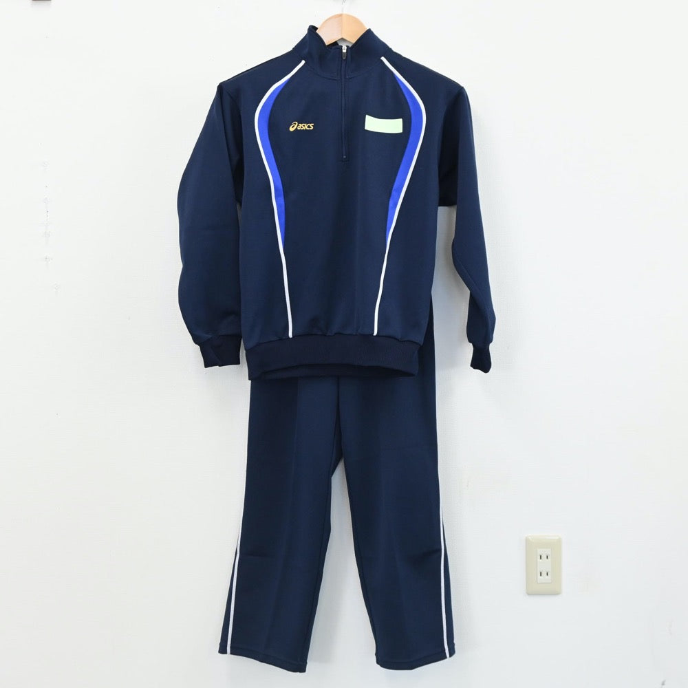 【中古】千葉県 千葉県立八千代東高等学校 女子制服 4点（体操服 上・ジャージ 上・体操服 下・ジャージ 下）sf005481