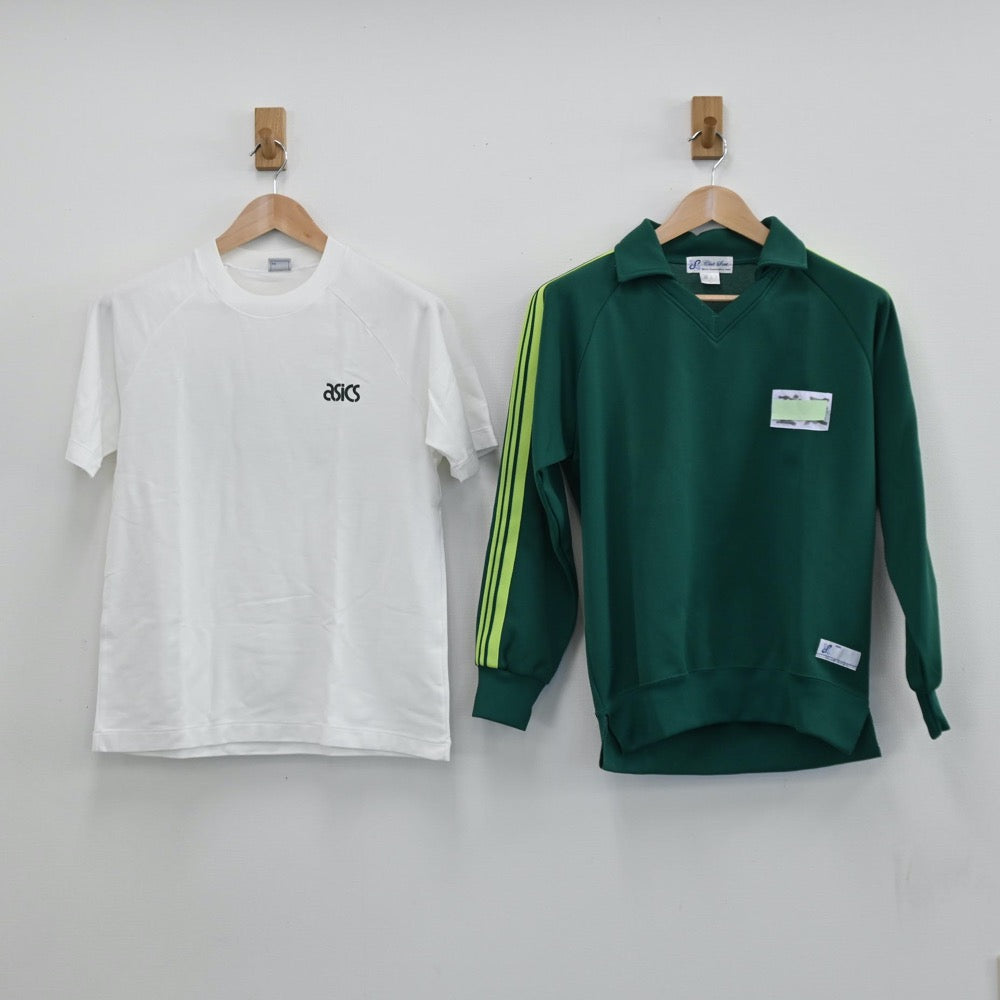 中古制服】千葉県 千葉県立八千代高等学校 女子制服 4点（体操服 上