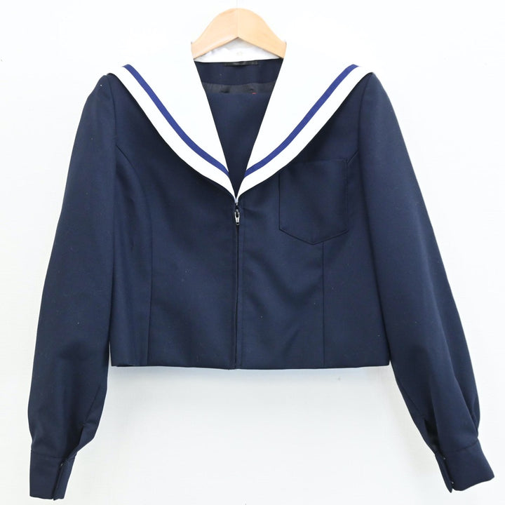 【中古】愛知県 名古屋市立山田東中学校 女子制服 2点（セーラー服・スカート）sf005503