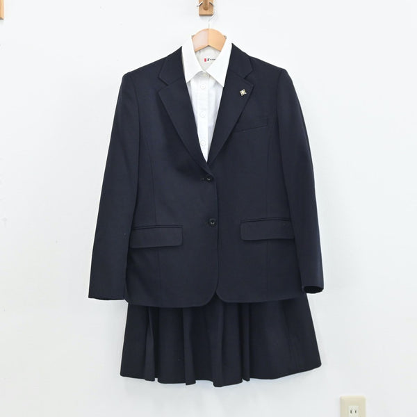 【中古制服】福岡県 筑紫丘高等学校 女子制服 4点（ブレザー・ニット・シャツ・スカート）sf005504【リサイクル学生服】 | 中古制服通販パレイド