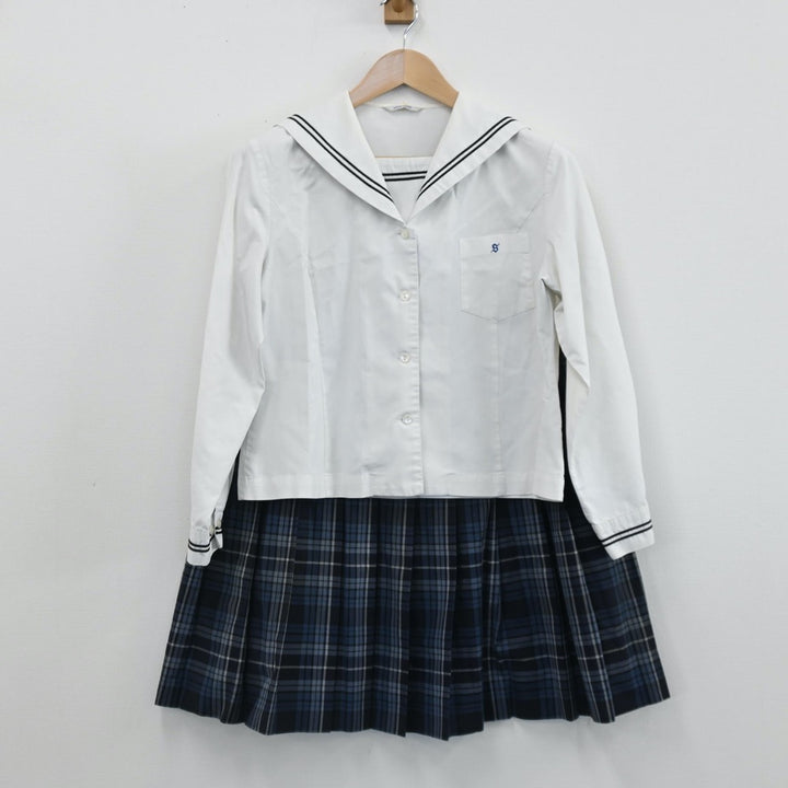 中古制服】岡山県 倉敷翠松高等学校 女子制服 3点（セーラー服・スカート）sf005505【リサイクル学生服】 | 中古制服通販パレイド