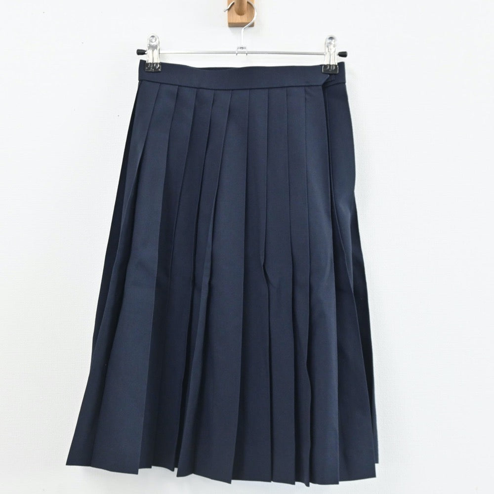 【中古】富山県 井波中学校 女子制服 2点（セーラー服・スカート）sf005517