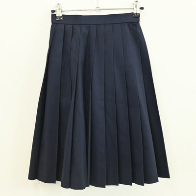 【中古】富山県 井波中学校 女子制服 4点（セーラー服・スカート）sf005518