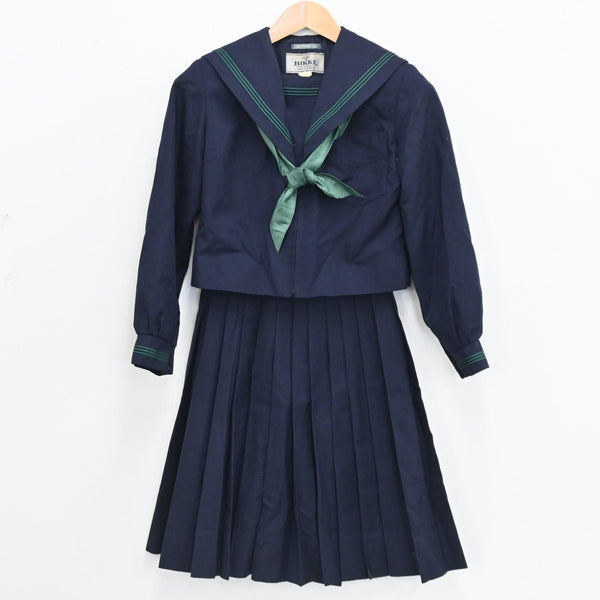 中古制服】兵庫県 夙川学院高校 女子制服 3点（セーラー服