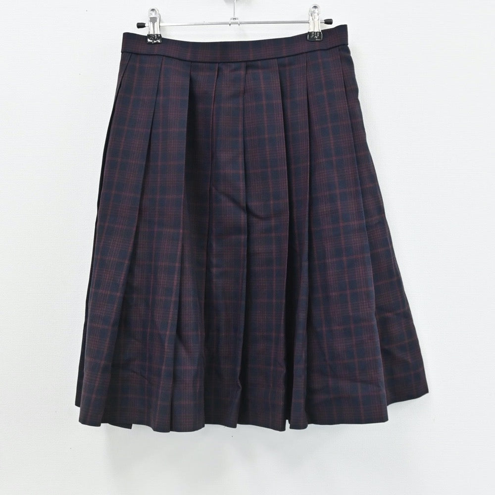 【中古】石川県 石川県立小松明峰高等学校 女子制服 4点（ブレザー・ニット・スカート）sf005532