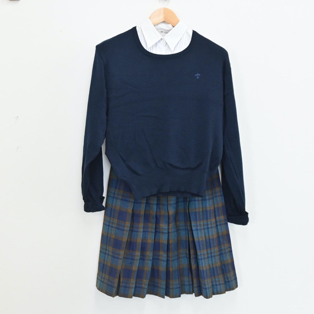 中古制服】東京都 頌栄女子学院高等学校 女子制服 4点（ブレザー・ニット・シャツ・スカート）sf005537【リサイクル学生服】 |  中古制服通販パレイド