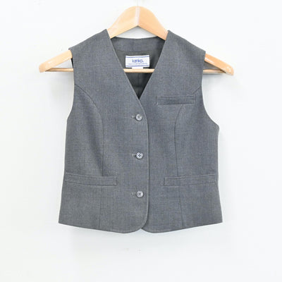 【中古】千葉県 富里市立富里中学校 女子制服 2点（ベスト・スカート）sf005542