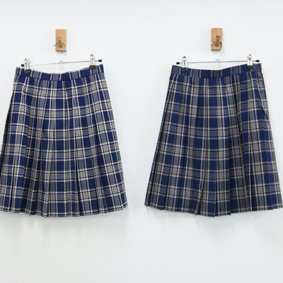 【中古】埼玉県 山村学園高等学校 女子制服 3点（ベスト・スカート）sf005561