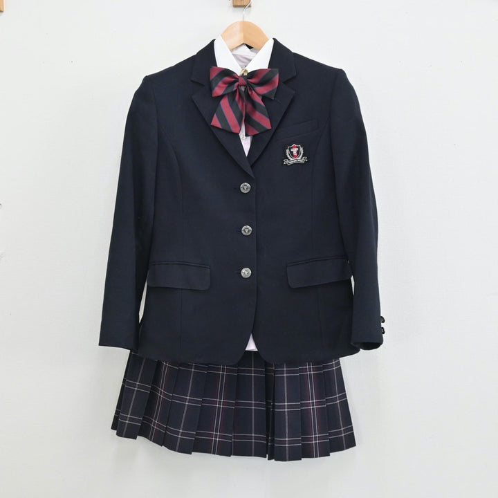 【中古制服】東京都 東海大学菅生高等学校中等部 女子制服 6点（ブレザー・ニット・シャツ・シャツ・スカート）sf005576【リサイクル学生服】 |  中古制服通販パレイド