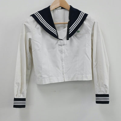 【中古】埼玉県 川越西高校 女子制服 3点（セーラー服・スカート・スカート）sf005582