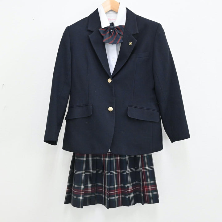 【中古】東京都 東海大学菅生高等学校 女子制服 4点（ブレザー・シャツ・スカート）sf005599