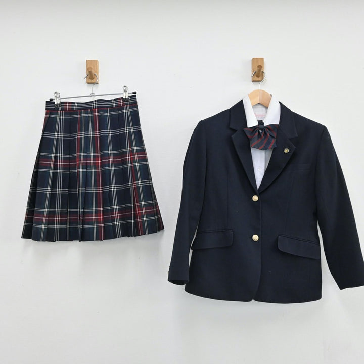 【中古】東京都 東海大学菅生高等学校 女子制服 4点（ブレザー・シャツ・スカート）sf005599