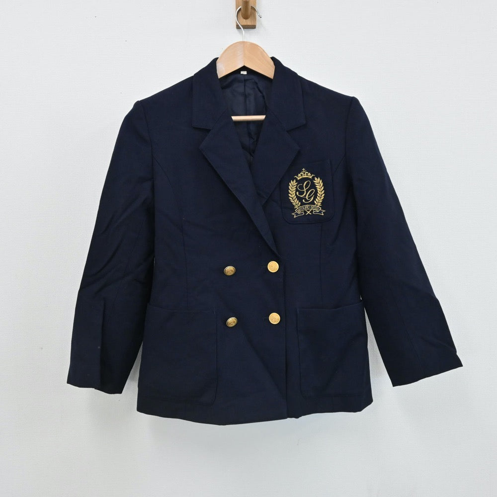 【中古】東京都 目黒星美学園中学校 女子制服 2点（ブレザー・スカート）sf005619