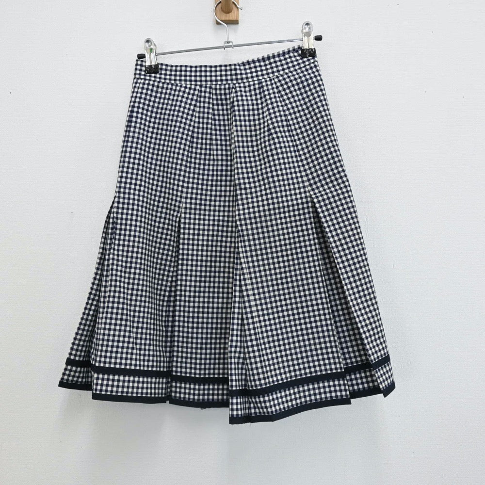 【中古】東京都 目黒星美学園中学校 女子制服 2点（ブレザー・スカート）sf005619