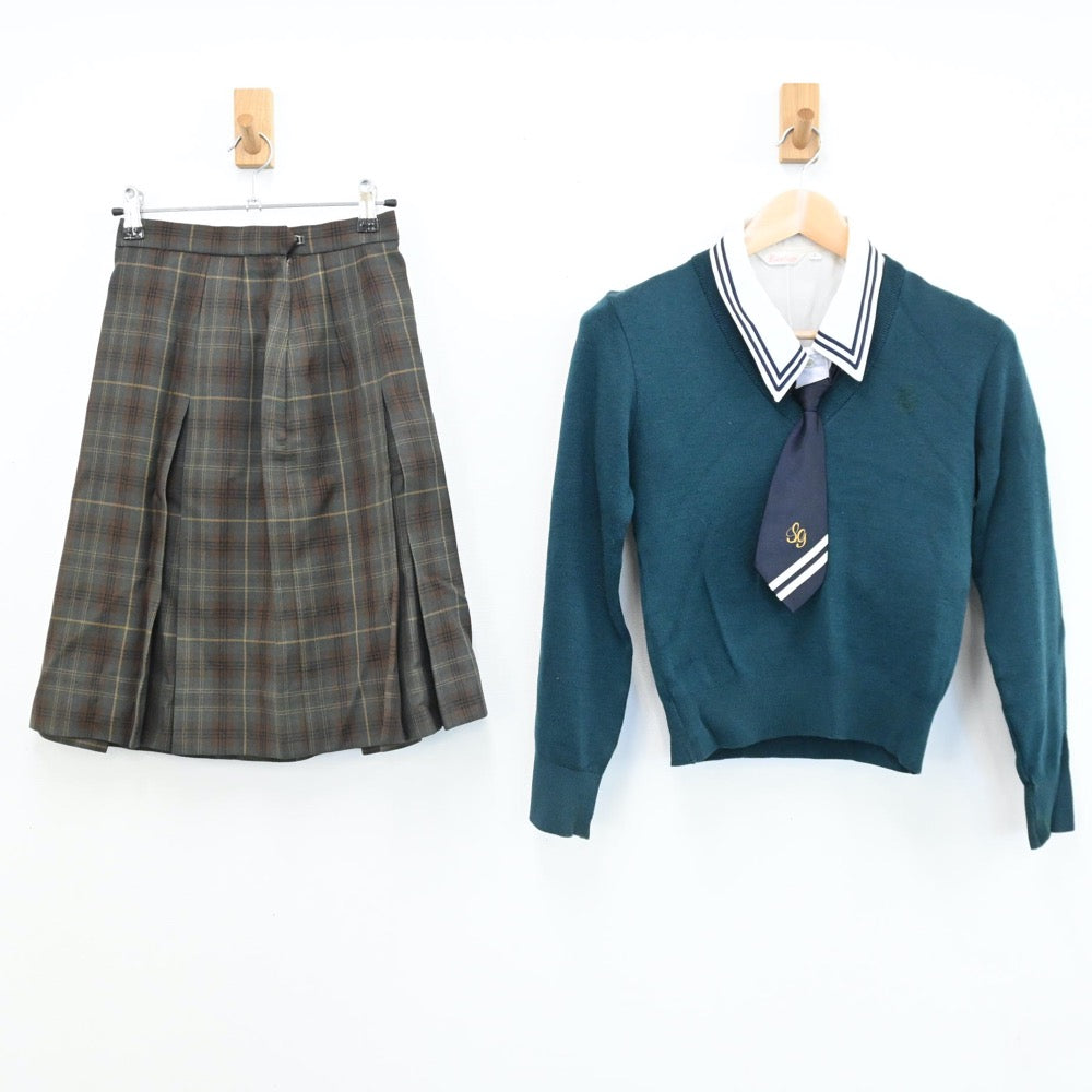 A117/(中古)東京都 多摩大学目黒中学校・高校 女子制服4点 /9-/