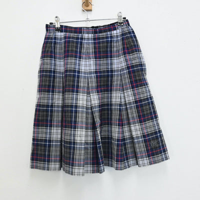 【中古】埼玉県 浦和学院高等学校 女子制服 2点（ニットベスト・スカート）sf005623