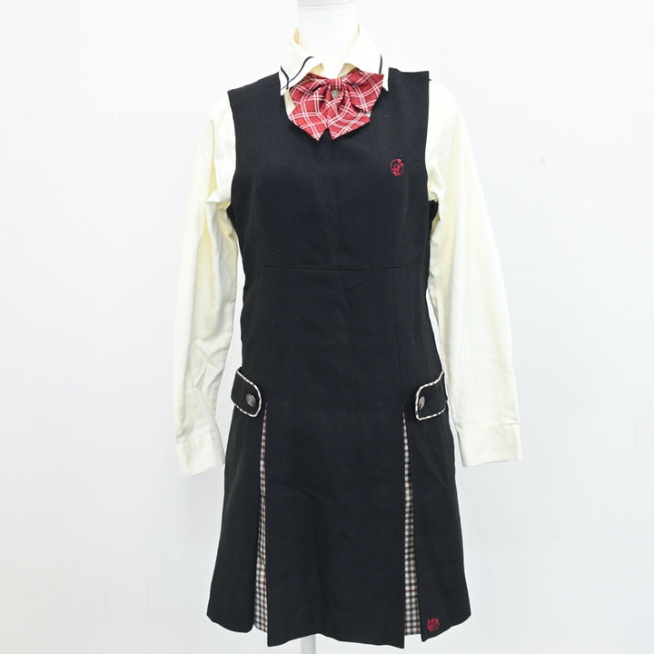 【中古制服】佐賀県 佐賀龍谷学園高等学校 女子制服 5点（ブレザー・シャツ・ニット・ジャンパースカート）sf005631【リサイクル学生服】 |  中古制服通販パレイド