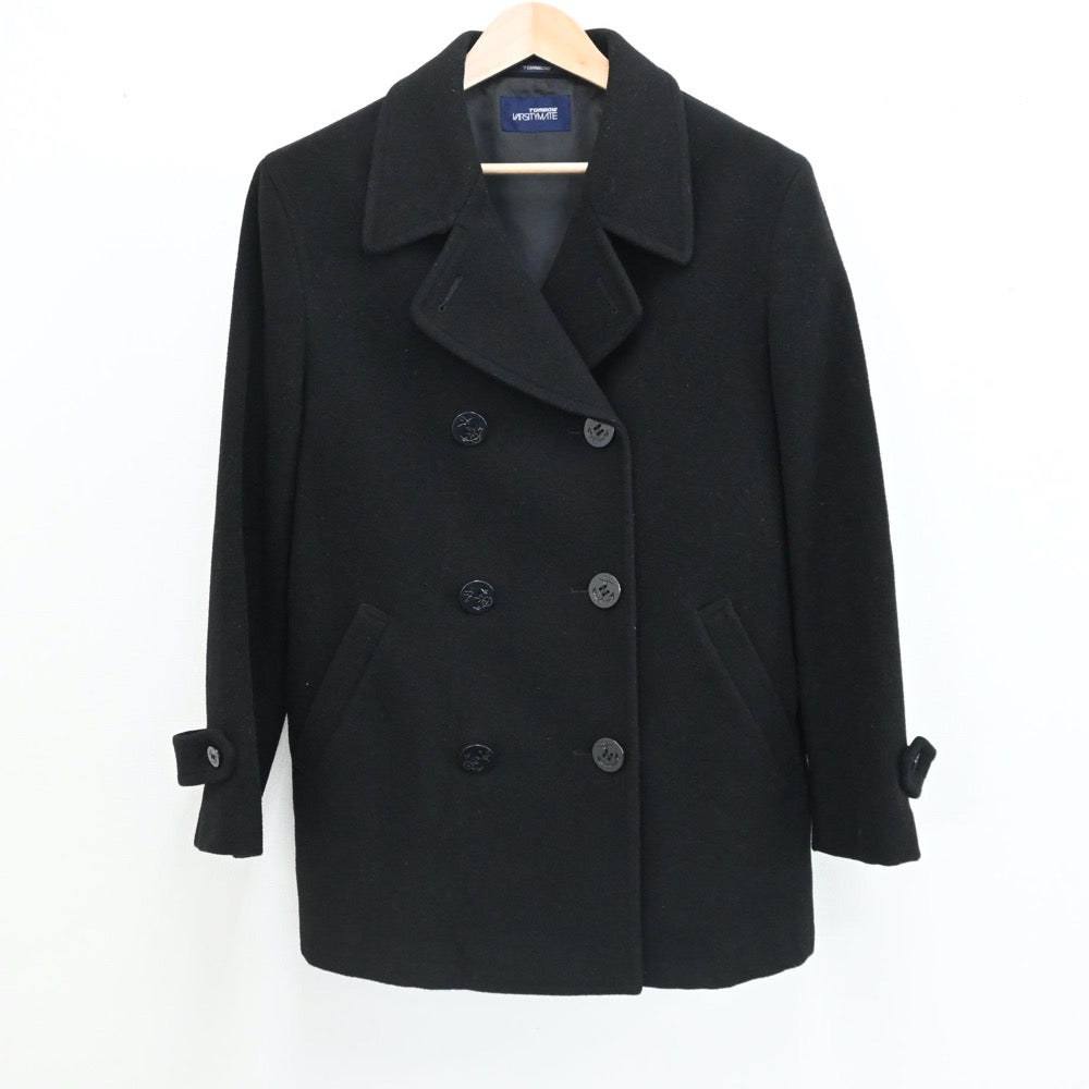 【中古】広島県 福山葦陽高等学校 女子制服 1点（コート）sf005641