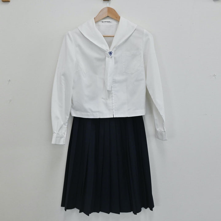 【中古制服】広島県 福山葦陽高等学校 女子制服 3点（セーラー服・シャツ・スカート）sf005642【リサイクル学生服】 | 中古制服通販パレイド